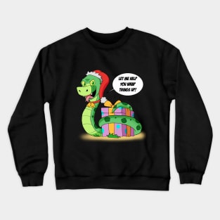 Wrap it up Snake Crewneck Sweatshirt